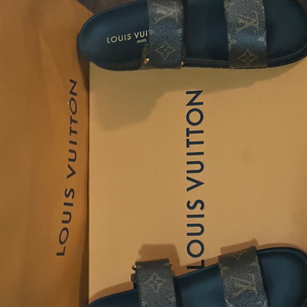 Louis Vuitton slides original new in box.